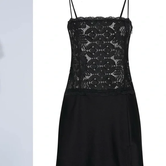 Meshki Size Medium Black Mini Dress - Picture 5 of 8